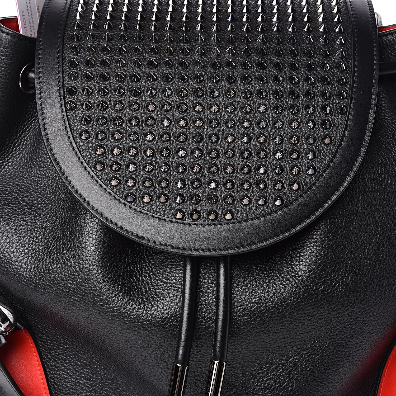 Christian Louboutin Calfskin Spiked Explorafunk Backpack Black 11 of 11
