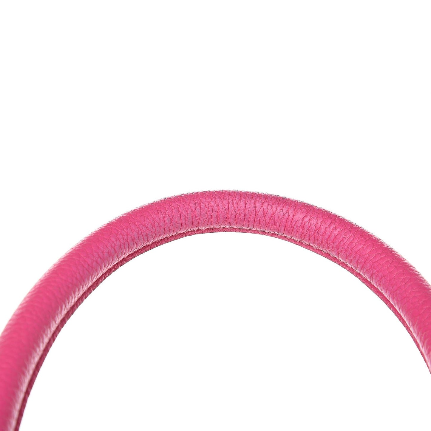 Drummed Calfskin Mini Luggage Fluo Pink