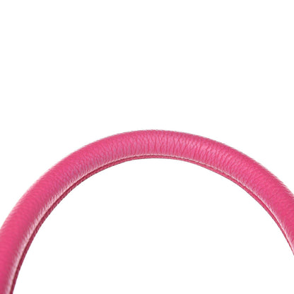 Celine Drummed Calfskin Mini Luggage Fluo Pink 23 of 26