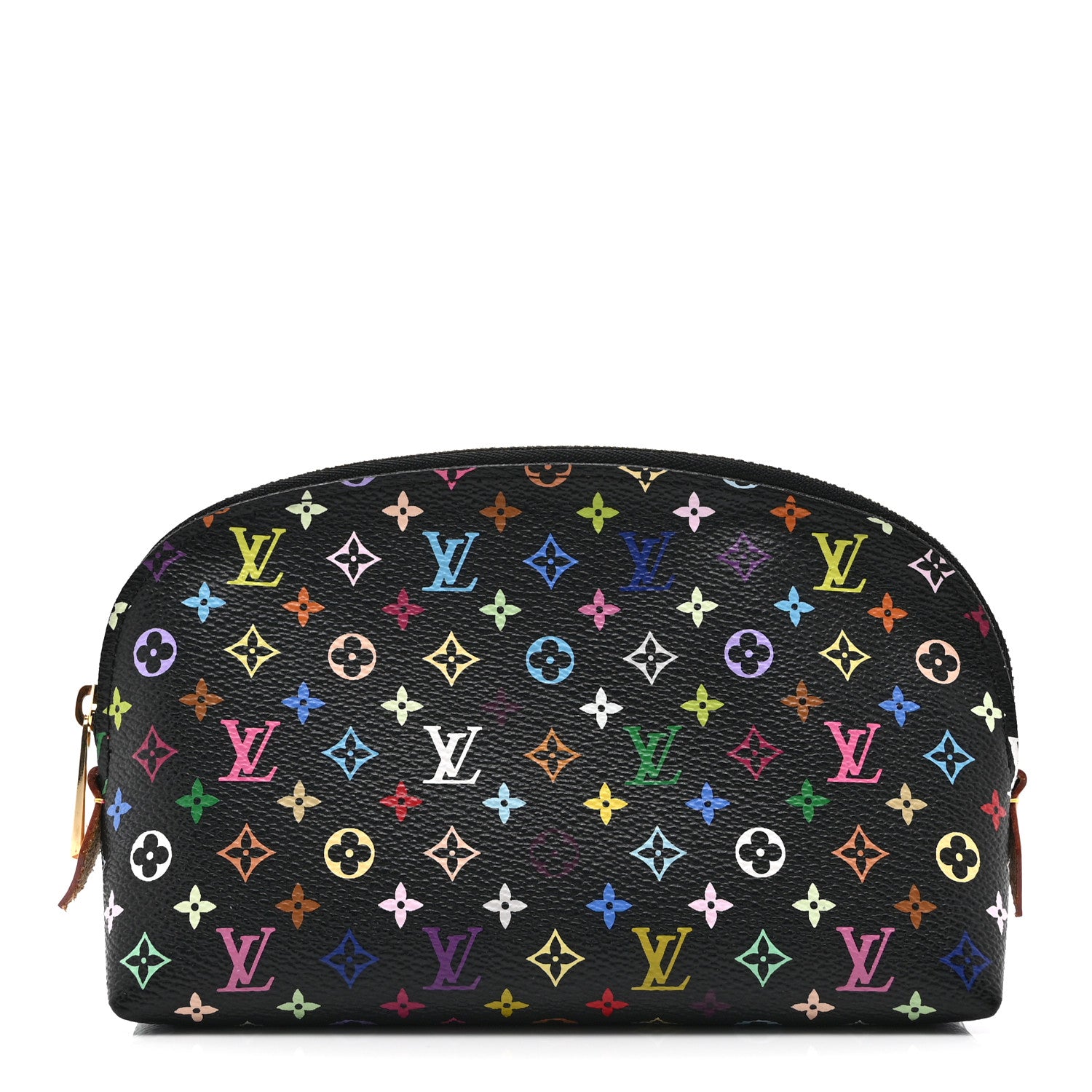 Louis Vuitton Monogram Multicolor Cosmetic Pouch Black Grenade 1 of 9