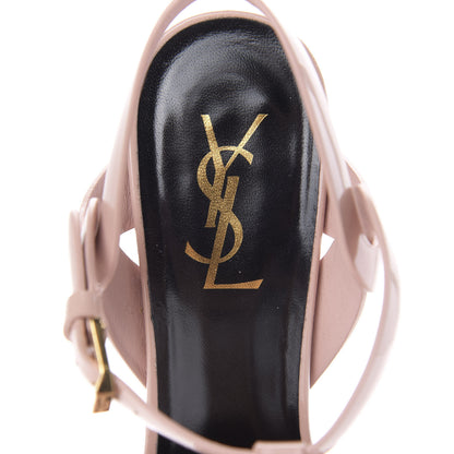 Saint Laurent Patent Tribute 75 Platform Sandals 39 Pale Pink 6 of 10