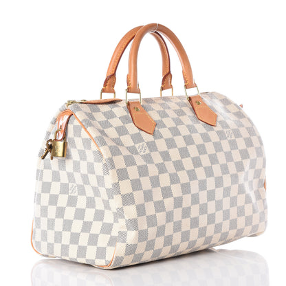 Louis Vuitton Damier Azur Speedy 30 2 of 12