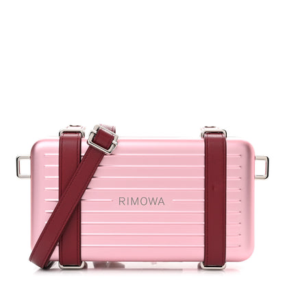 Christian Dior X RIMOWA Aluminum Personal Clutch On Strap Rose 1 of 11