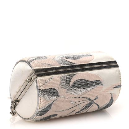 Alexander McQueen Jacquard Embroidered Skull Clutch Multicolor 4 of 14