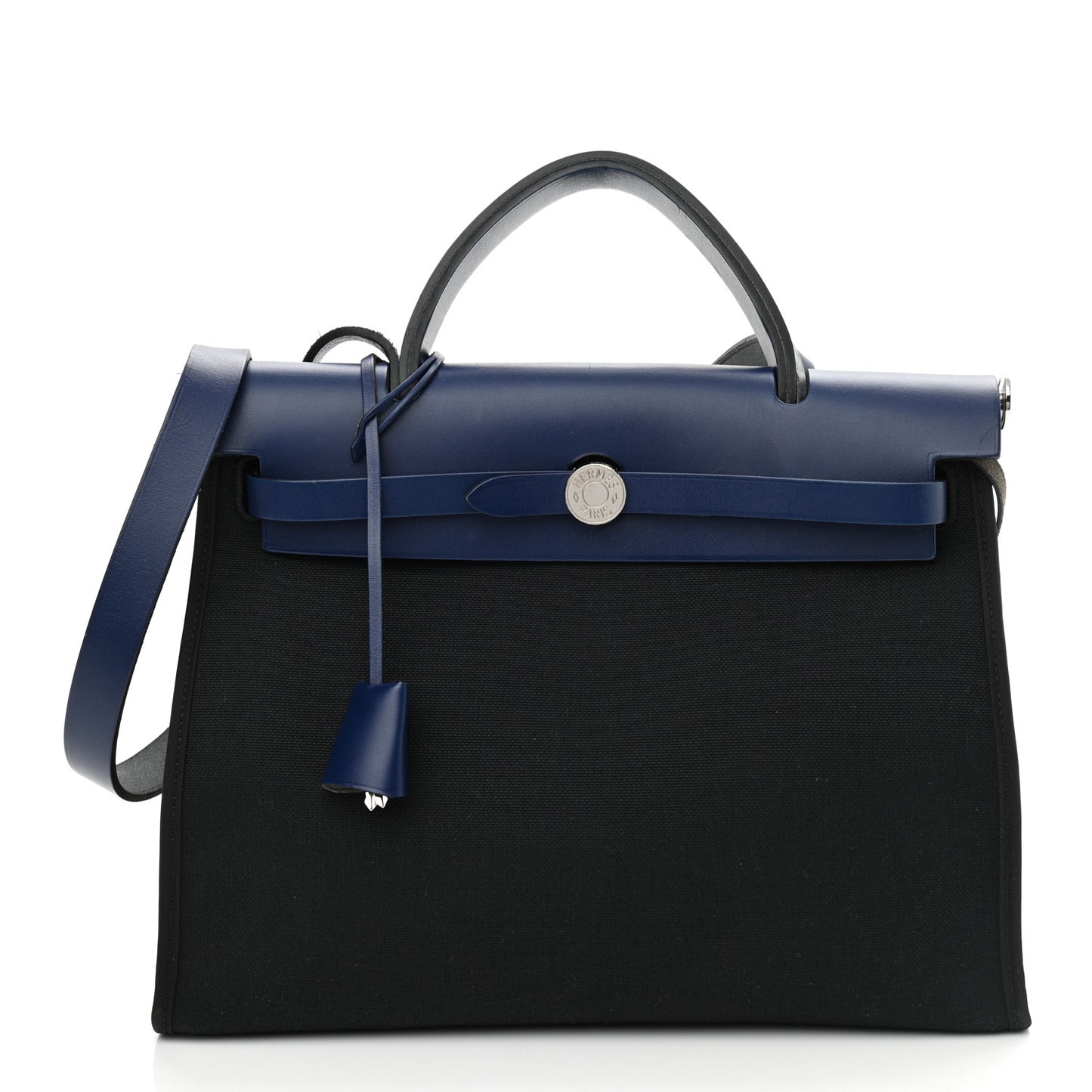 Vache Hunter Toile Herbag Zip 31 PM Bleu Saphir Black