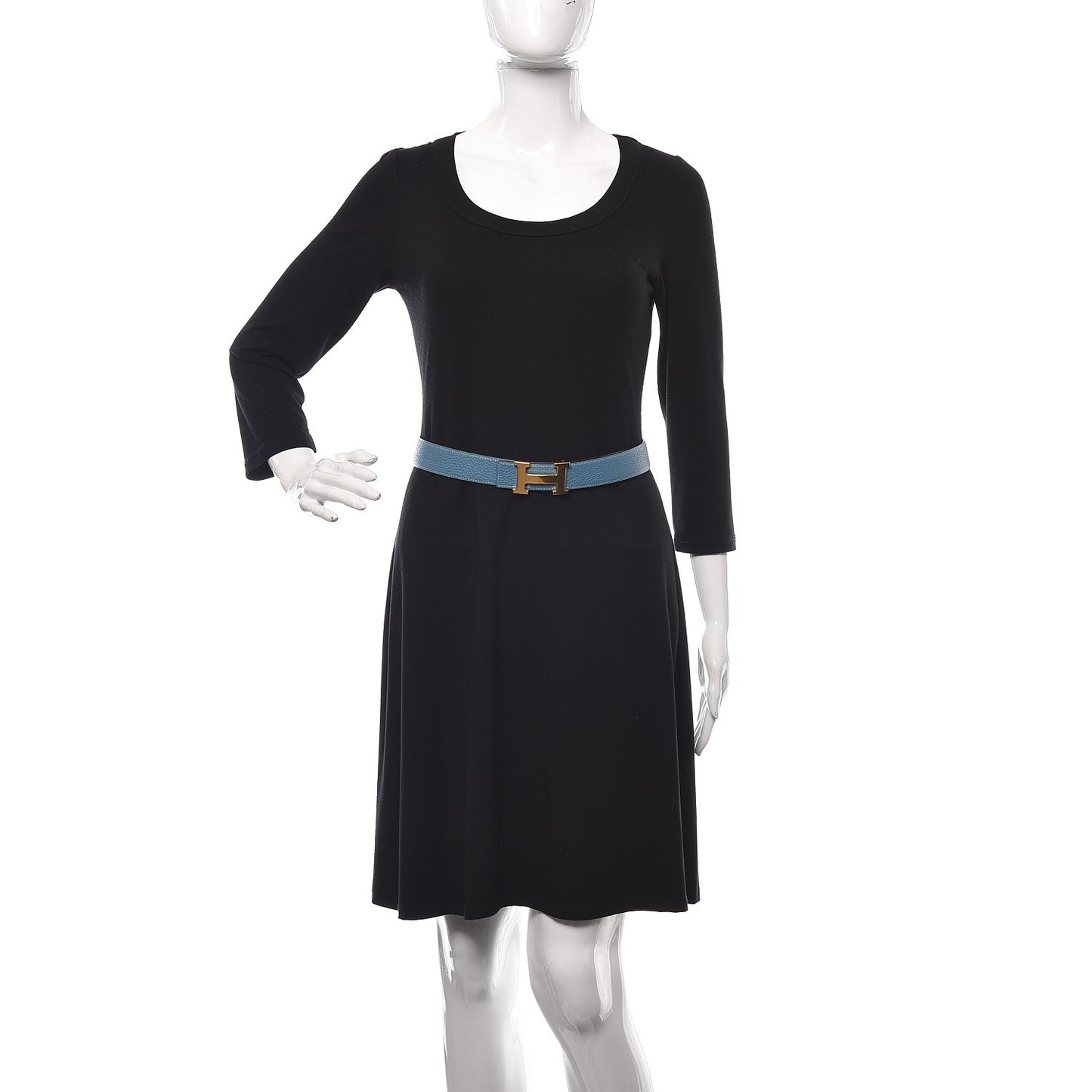 Box Togo 32mm H Belt 75 Black Blue Jean