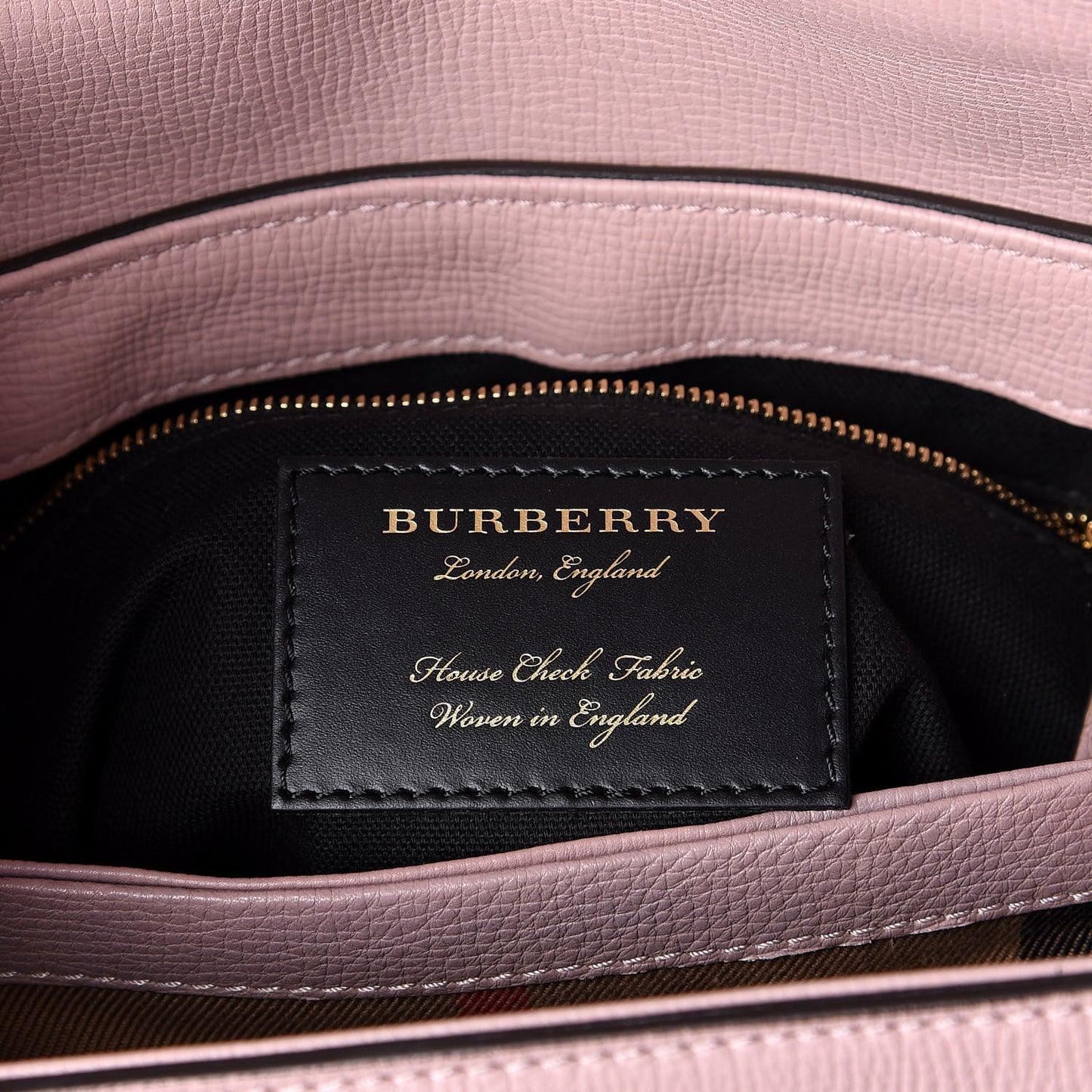 Derby Calfskin House Check Small Camberley Pink