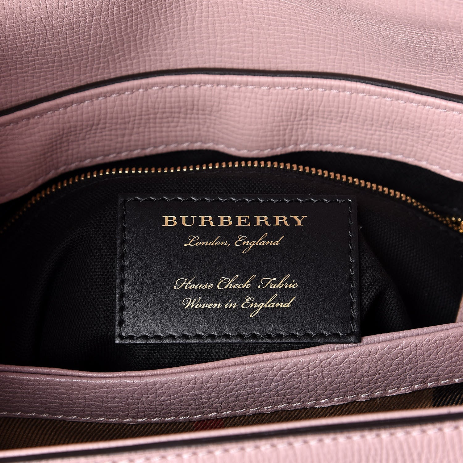 Burberry Derby Calfskin House Check Small Camberley Pink 7 of 12