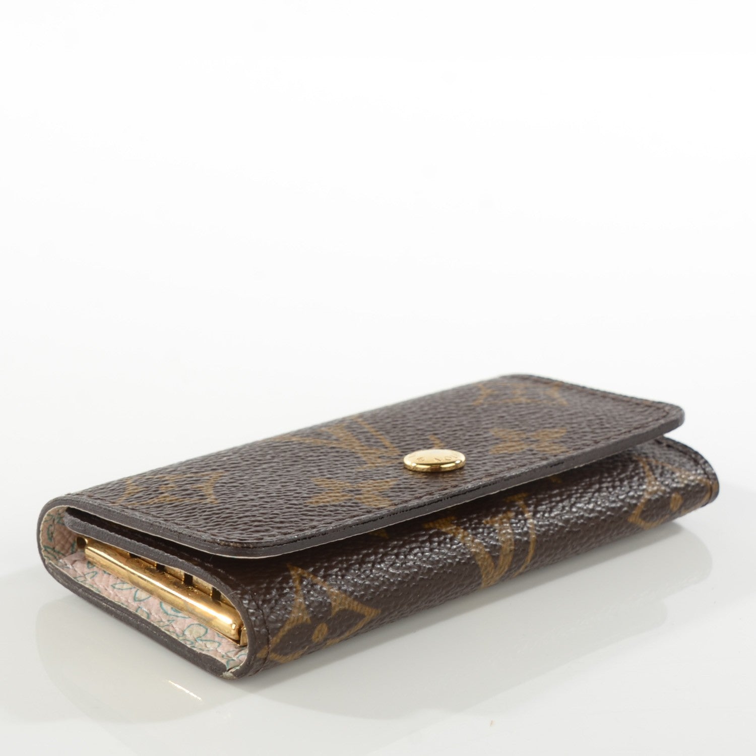 Louis Vuitton Monogram 4 Key Multicles Holder Flueri Rose 4 of 8