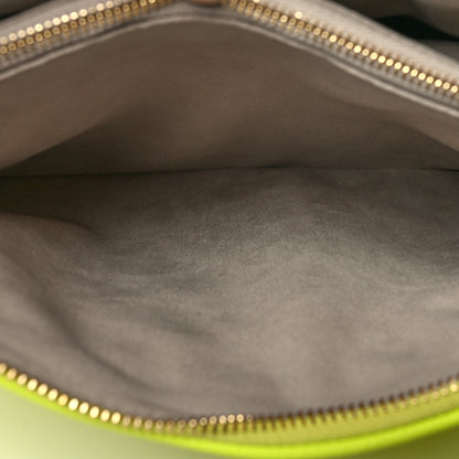 Louis Vuitton Calfskin Embossed Monogram LV Match Coussin PM Fluorescent Yellow 5 of 12