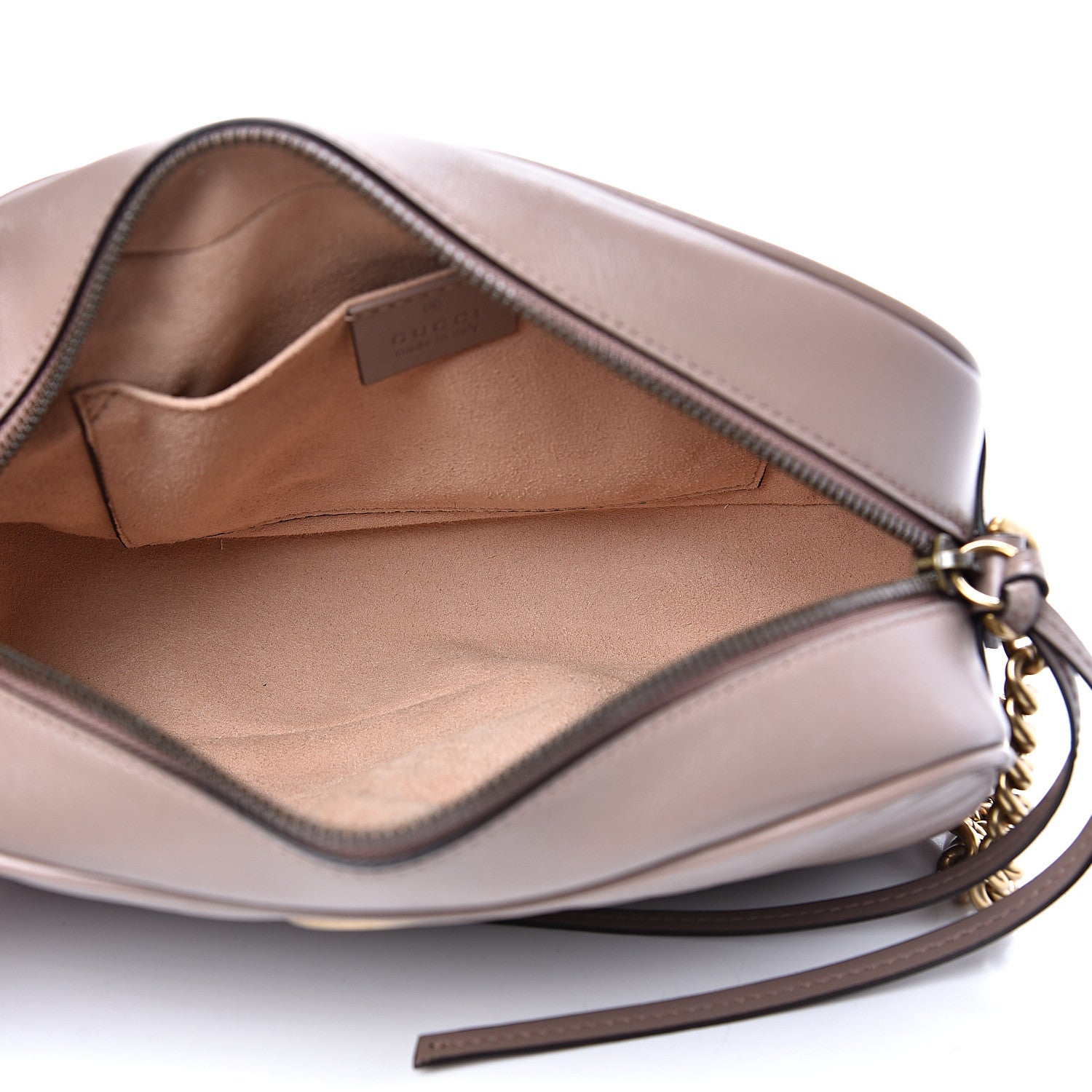 Gucci Calfskin Matelasse Small GG Marmont Chain Shoulder Bag Porcelain Rose 4 of 10