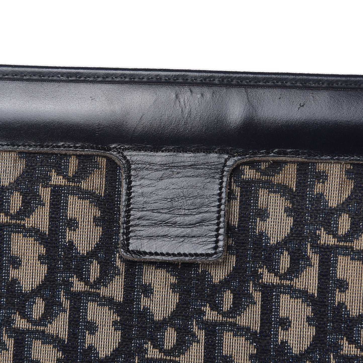 Monogram Pouch Clutch Blue