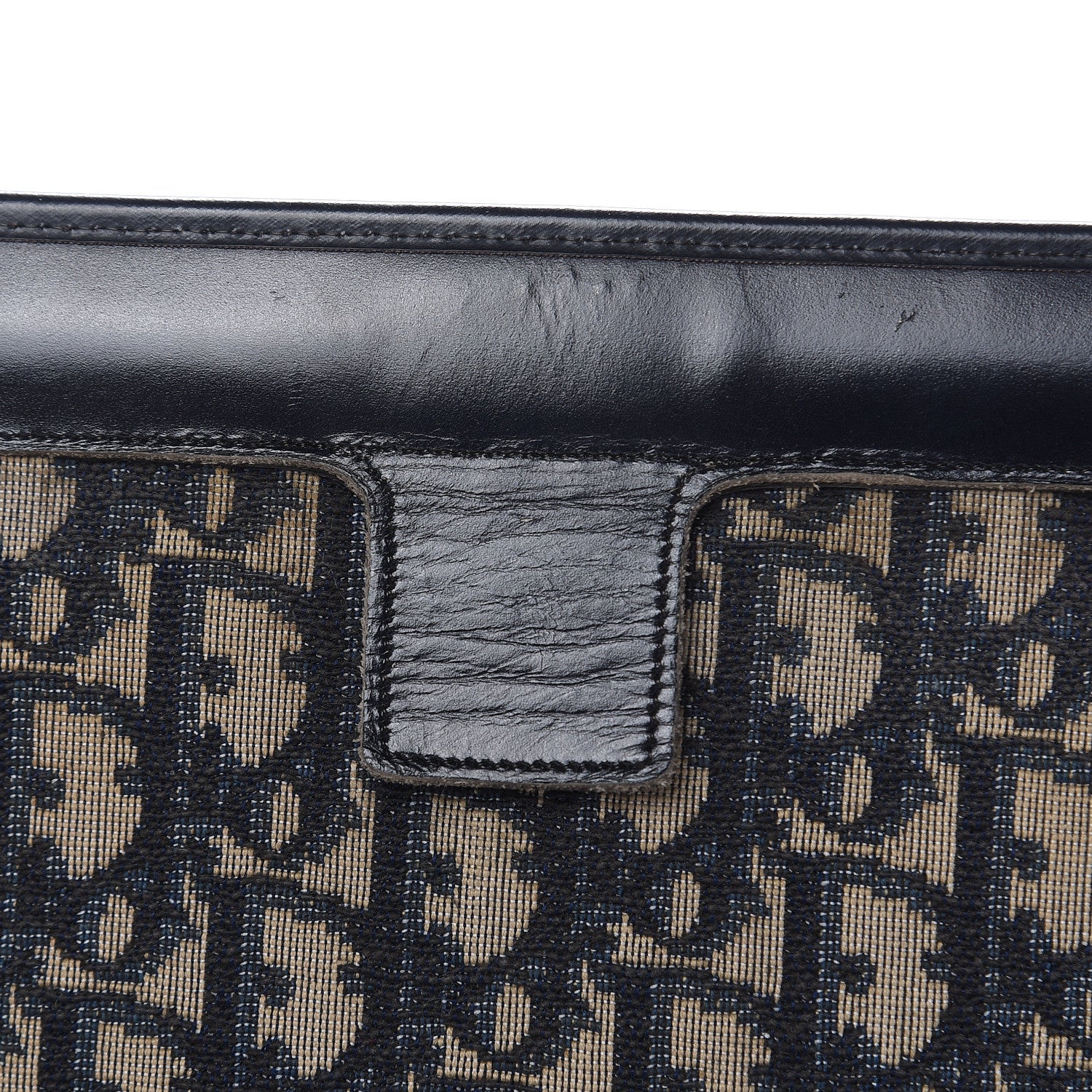 Christian Dior Monogram Pouch Clutch Blue 11 of 12