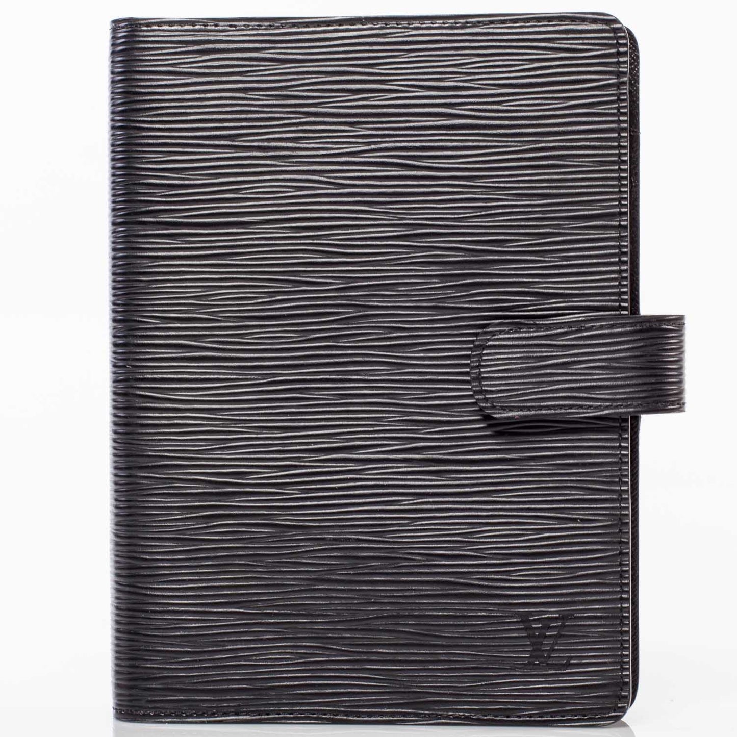 Epi Medium Ring Agenda Cover Black