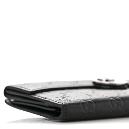 Gucci Guccissima Eclipse Continental Flap Wallet Black 8 of 12