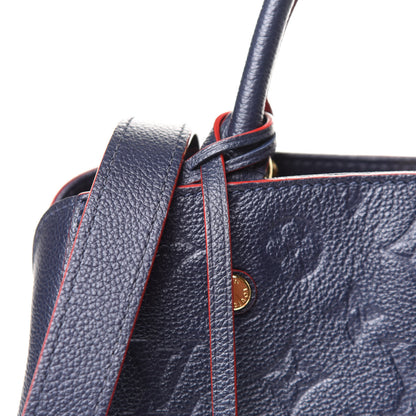 Louis Vuitton Empreinte Montaigne BB Marine Rouge 8 of 10