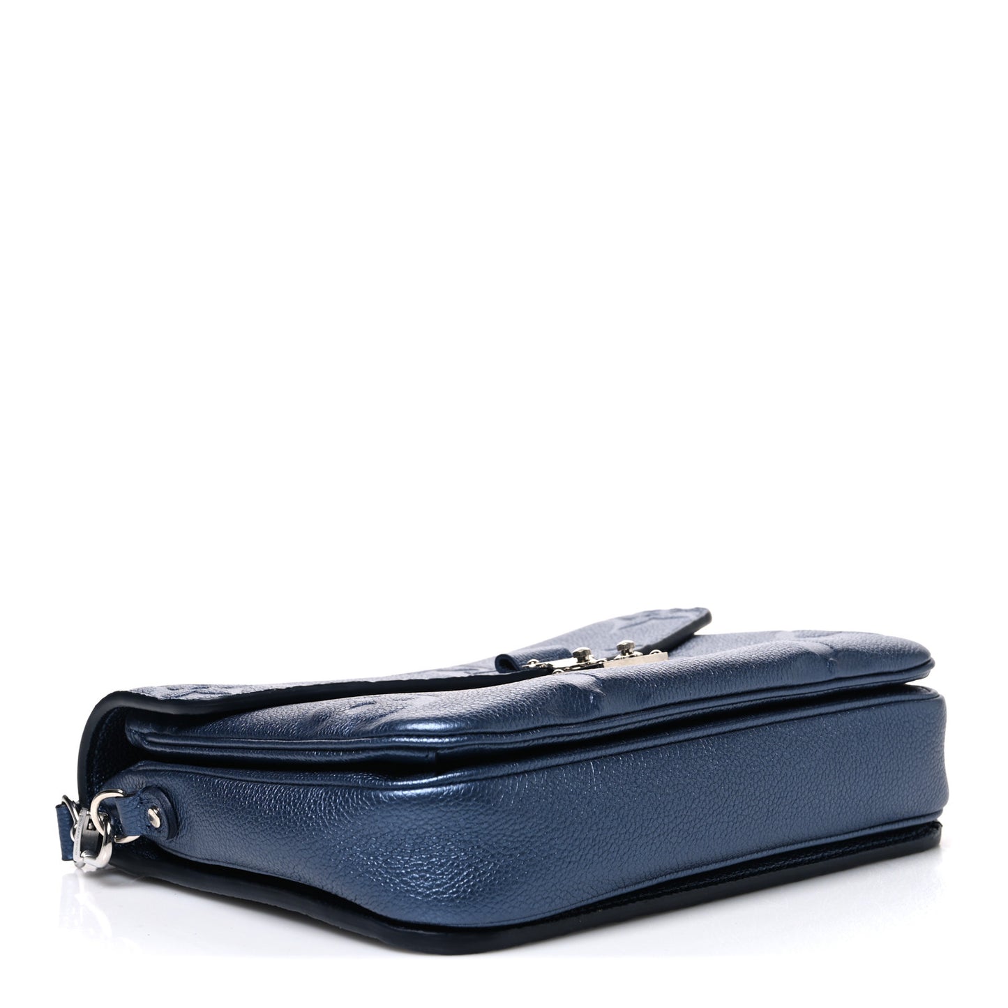 Metallic Empreinte Monogram Giant Pochette Metis Navy Nacre