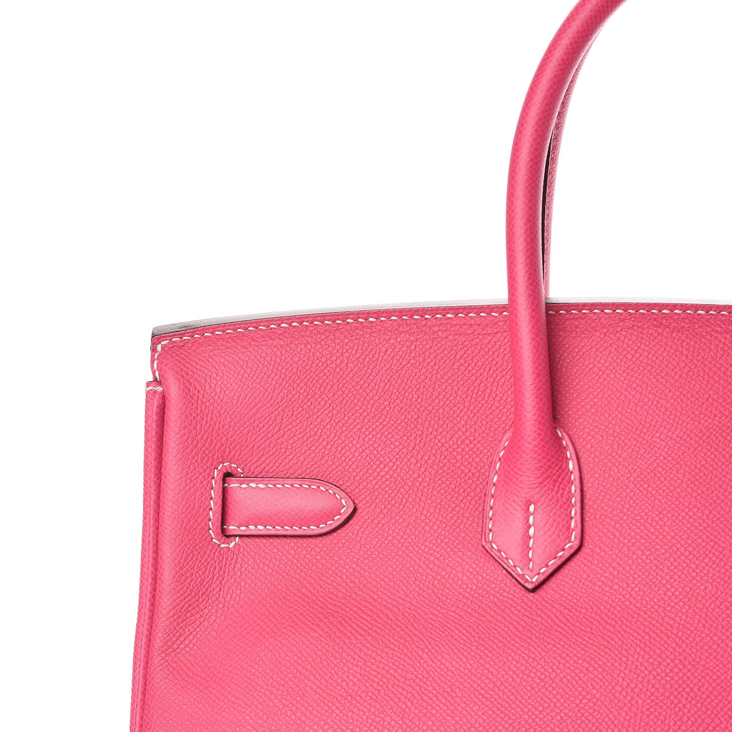 Hermes Epsom Candy Birkin 35 Rose Tyrien Rubis 12 of 33