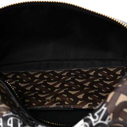 Burberry E-Canvas Monogram Stripe Medium Sonny Bum Bag Bridle Brown 5 of 10