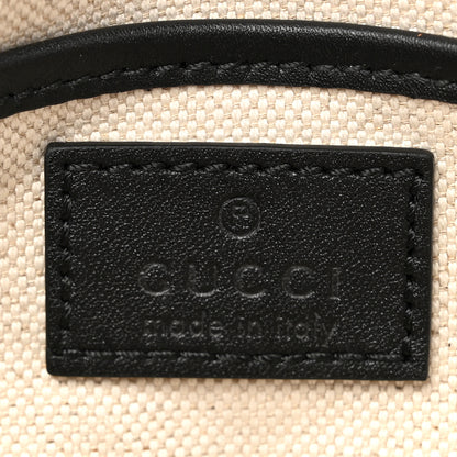 Gucci GG Supreme Monogram Horsebit 1955 Soft Small Shoulder Bag Beige Black 6 of 12