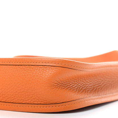 Hermes Taurillon Clemence Evelyne TPM Abricot 9 of 9