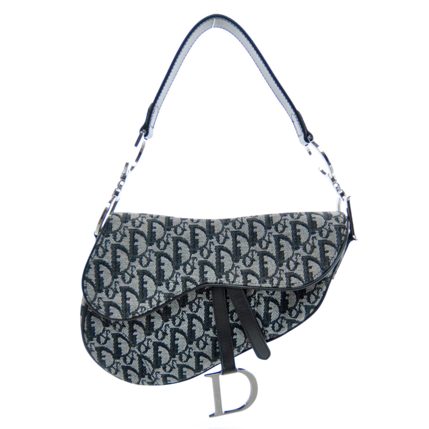 Monogram Saddle Bag Black