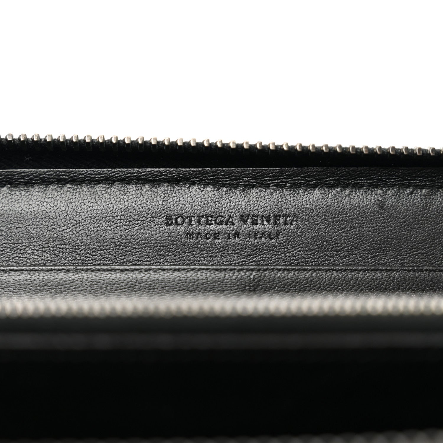 Bottega Veneta Nappa Intrecciato Zip Around Wallet Black 6 of 9