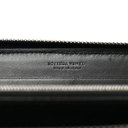 Bottega Veneta Nappa Intrecciato Zip Around Wallet Black 6 of 9