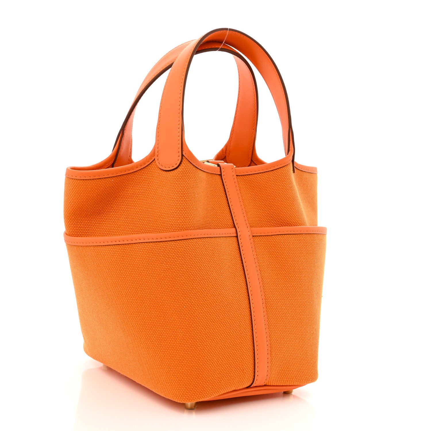 Hermes Toile Goeland Swift Cargo Picotin Lock 18 Orange 2 of 10