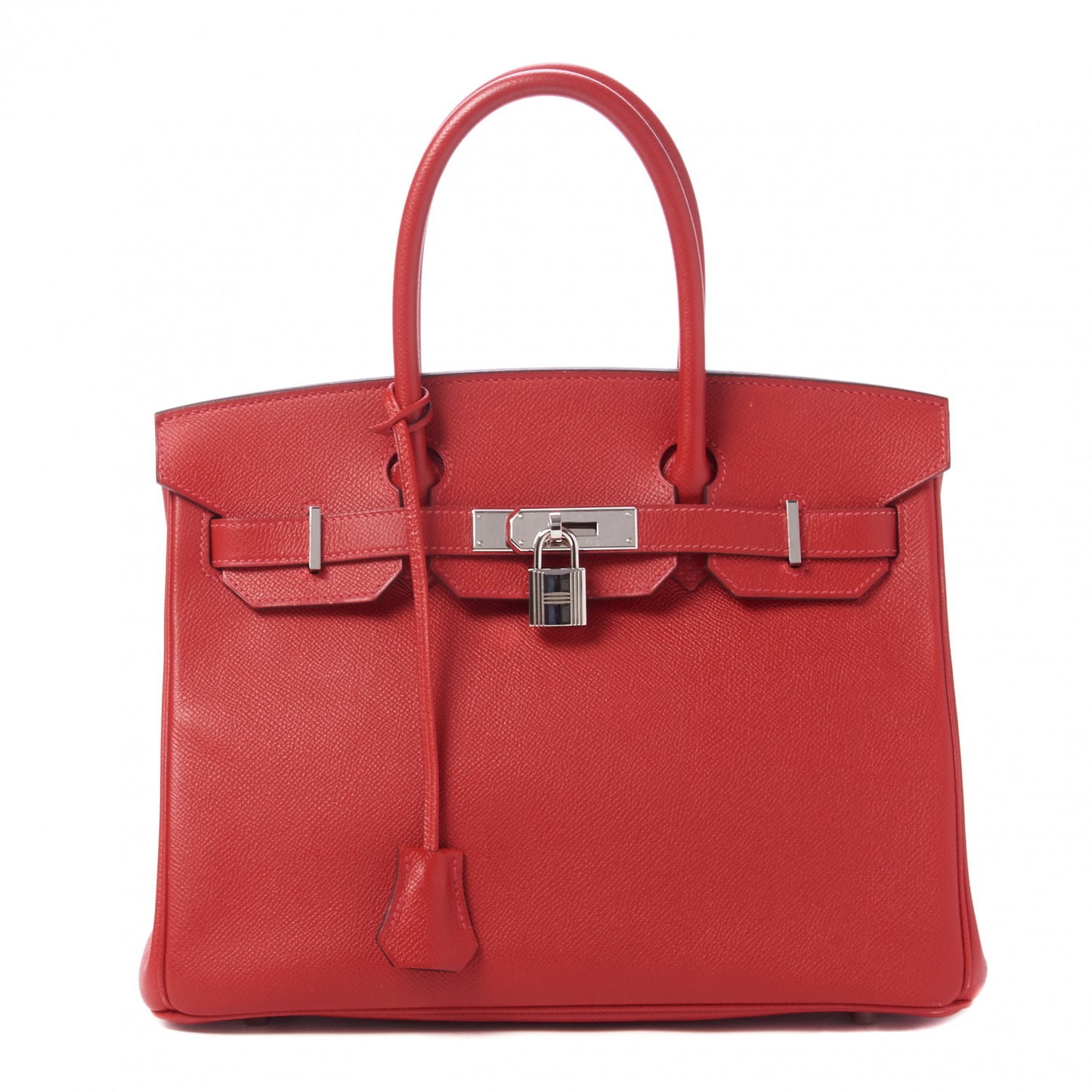 Epsom Birkin 30 Rouge Casaque
