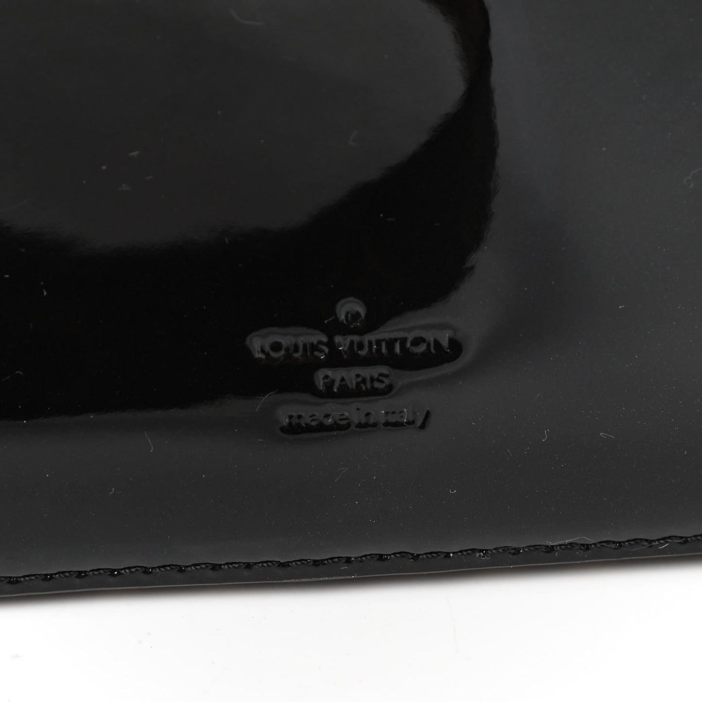 Patent Calfskin Monogram Cherrywood BB Black