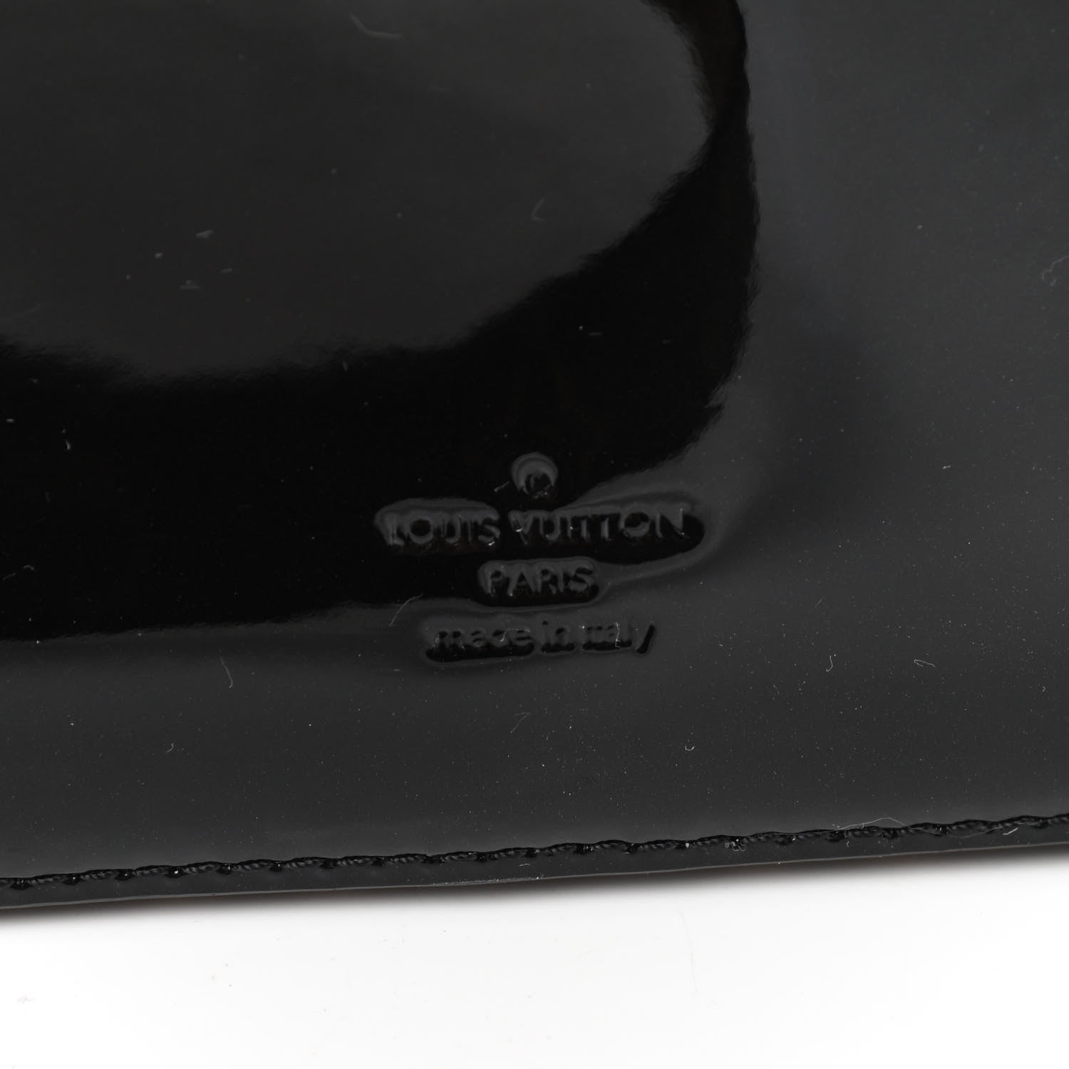 Louis Vuitton Patent Calfskin Monogram Cherrywood BB Black 8 of 9