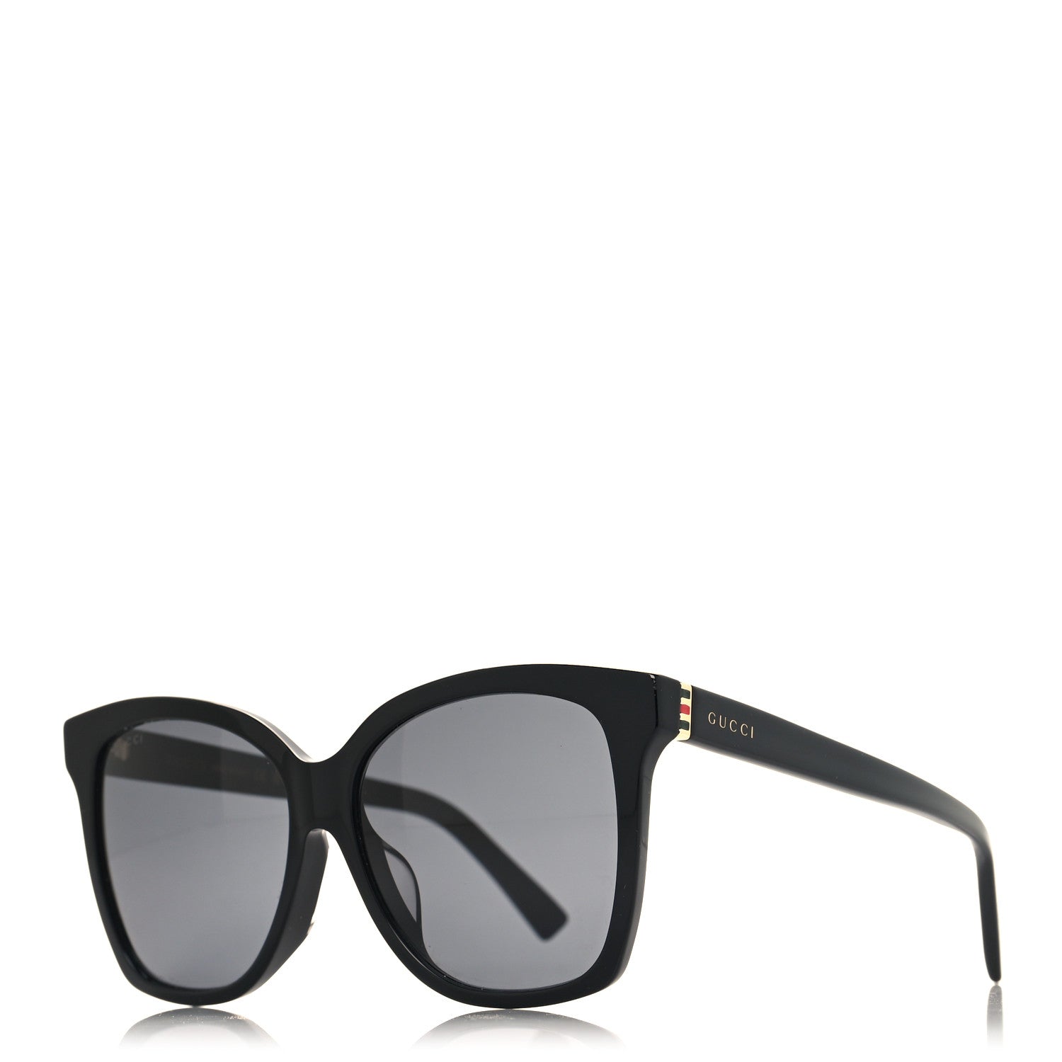 Gucci Acetate Square Frame Sunglasses GG0459SA Black 1 of 9