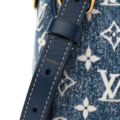 Louis Vuitton Monogram Jacquard Denim Speedy Bandouliere 25 Bleu 10 of 11