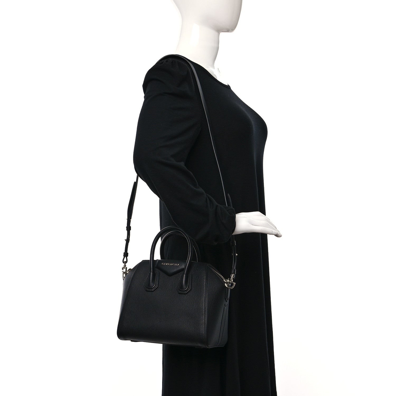 Givenchy Sugar Goatskin Mini Antigona Black 2 of 9