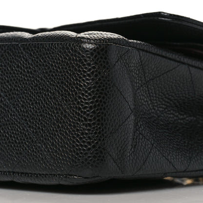 Chanel Caviar Quilted Medium Double Flap Black 9 of 9