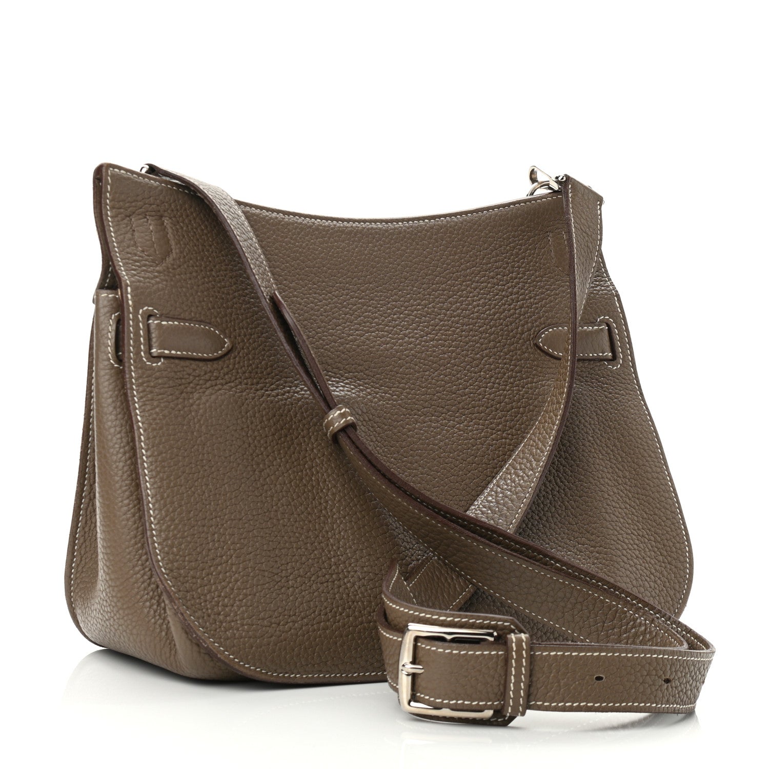 Hermes Taurillon Clemence Jypsiere 28 Etoupe 3 of 16