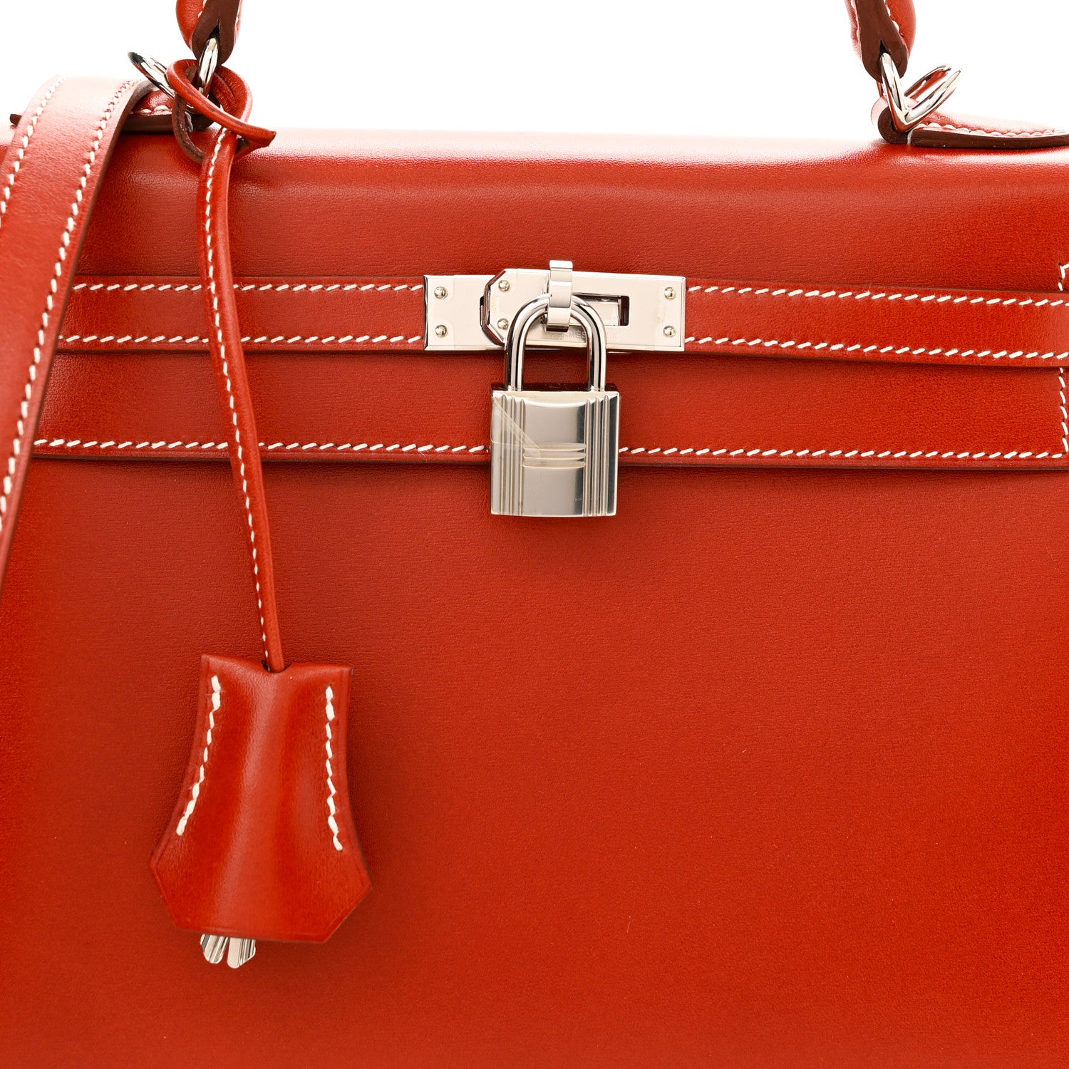 Hermes Box Kelly Sellier 25 Brique 8 of 12