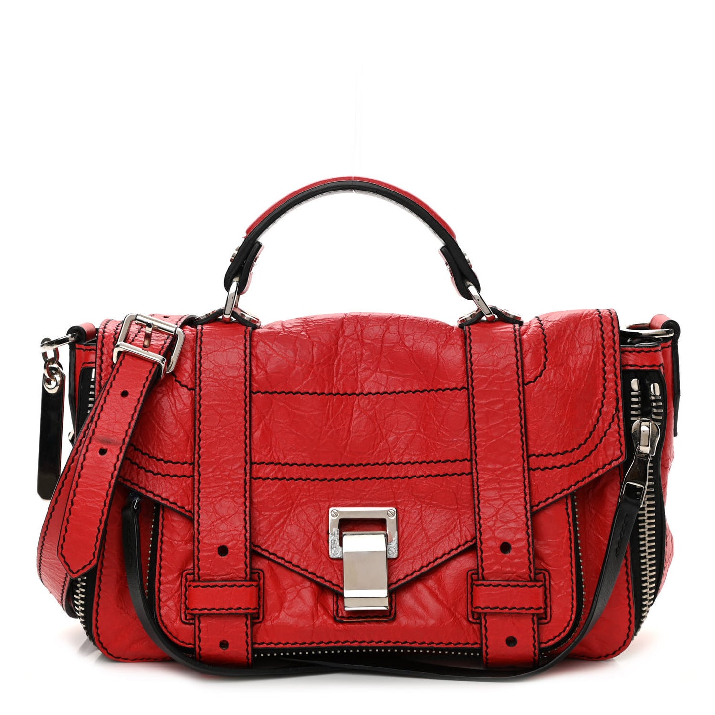 Lambskin Tiny PS1 Satchel Chianti
