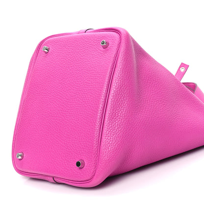 Hermes Taurillon Clemence Picotin Lock 22 MM Magnolia 10 of 12