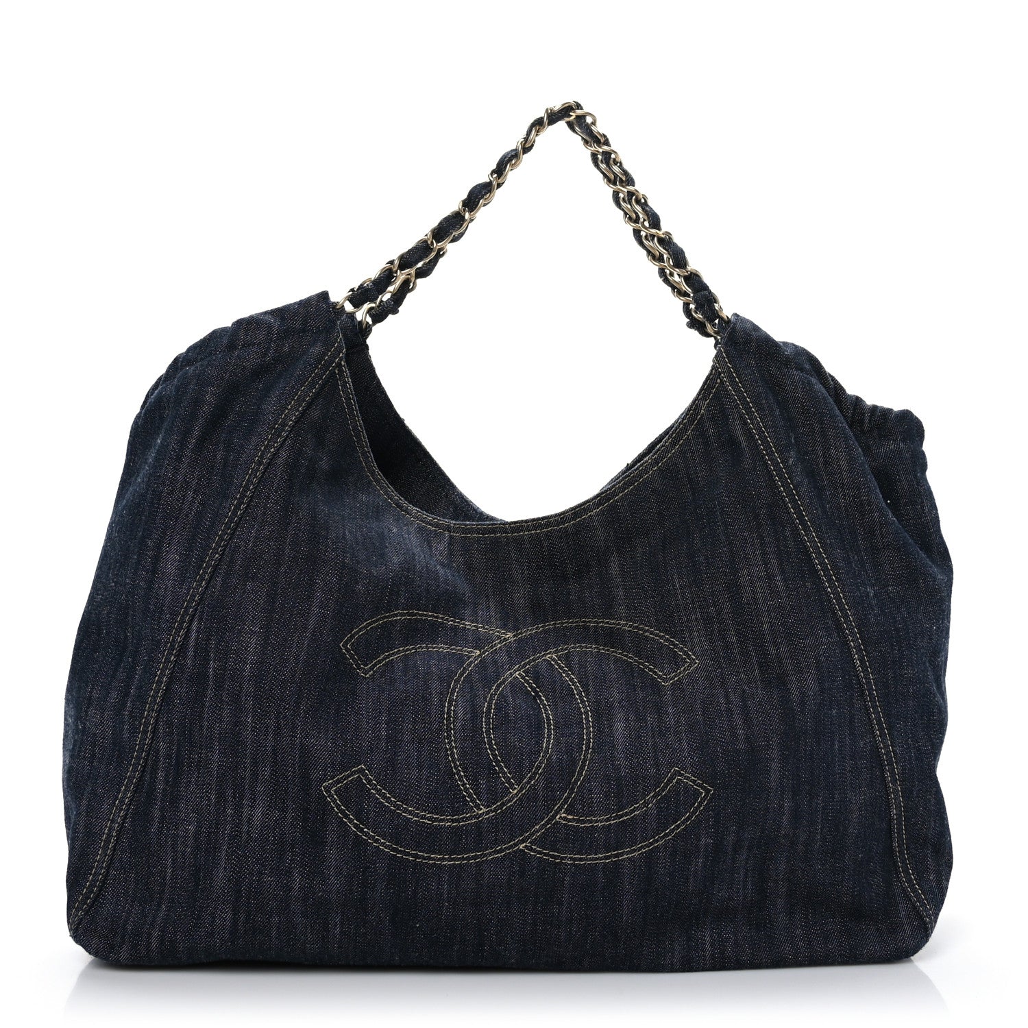 Chanel Denim XL Coco Cabas Tote Blue 1 of 10