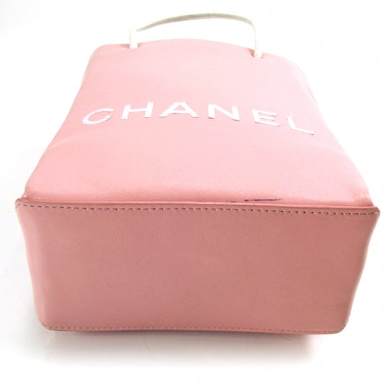 Chanel Leather Shopper Sac Pink 4 of 9