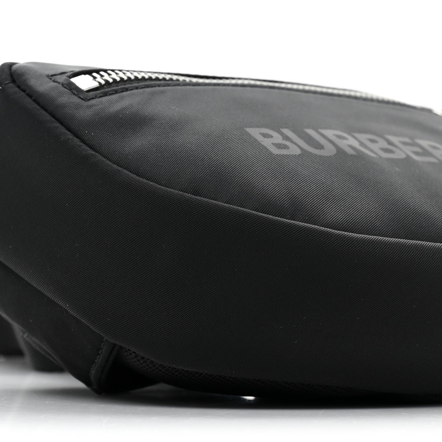 Econyl Logo Print Small Cannon Bum Bag Black