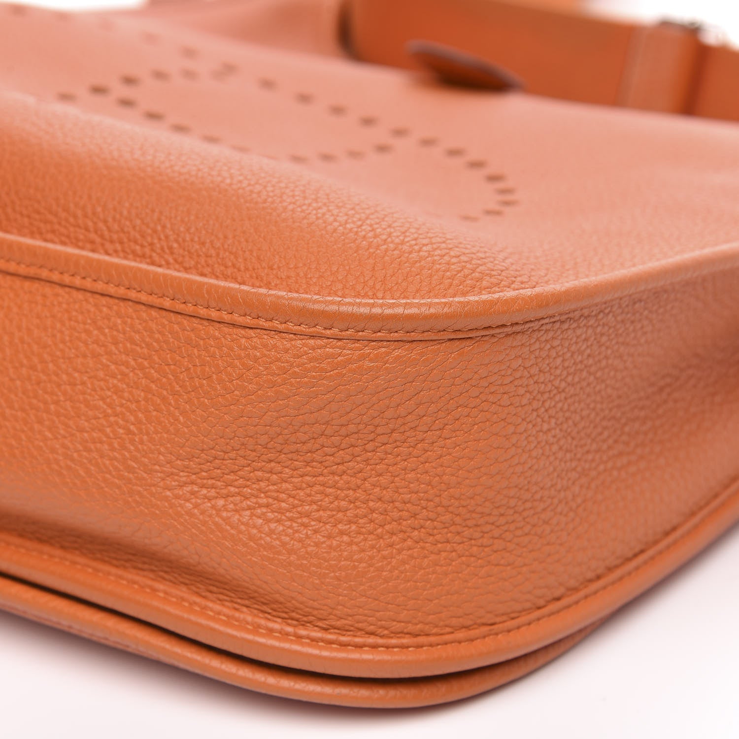 Hermes Taurillon Clemence Evelyne III GM Orange 11 of 12