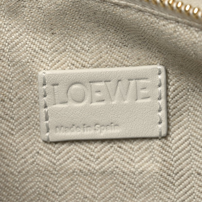 Loewe Classic Calfskin Small Puzzle Edge Bag Soft White Paper Craft 6 of 9