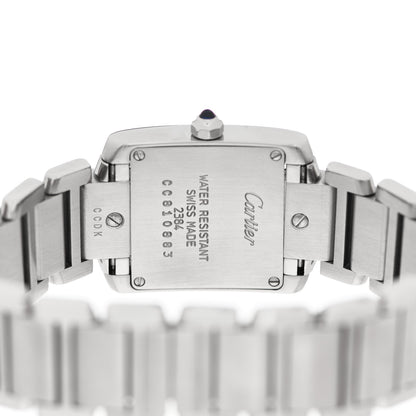 Cartier Stainless Steel 20mm Tank Francaise Quartz Watch 4 of 4