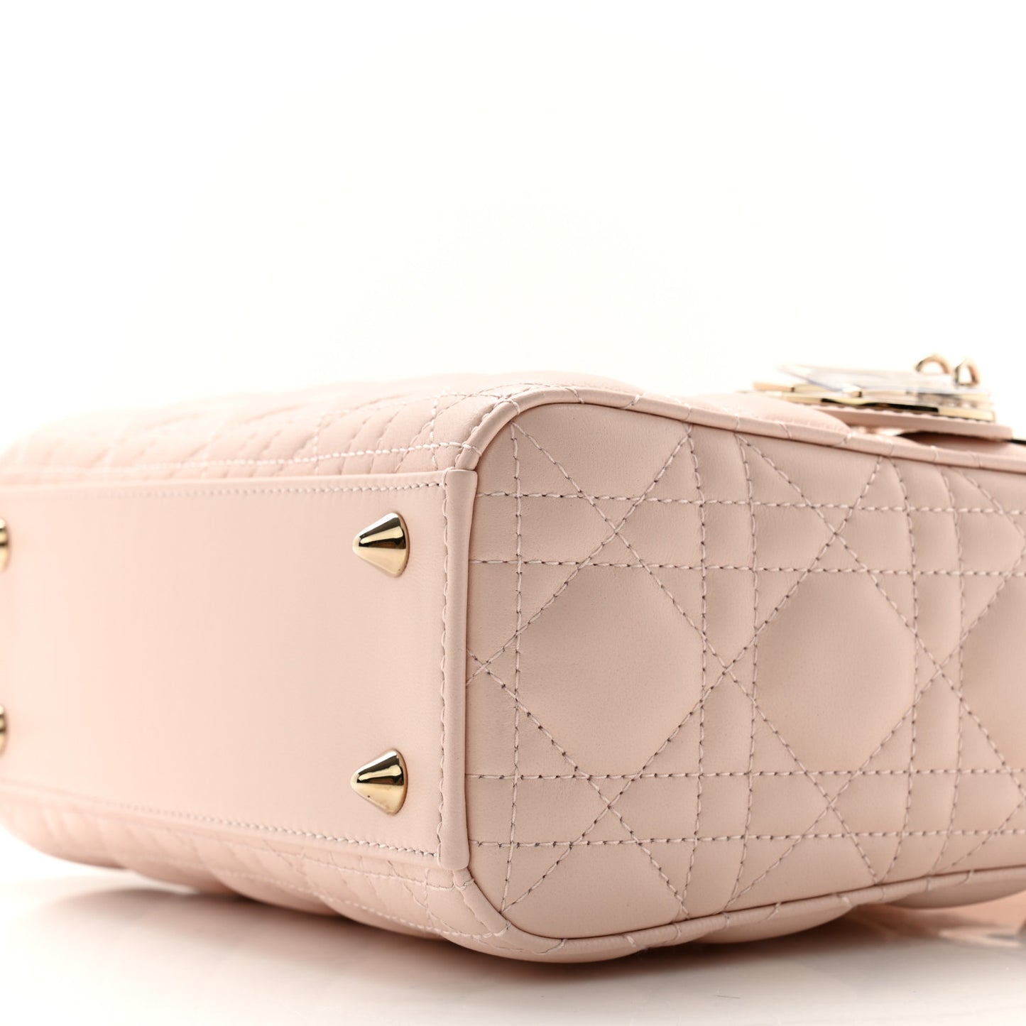 Lambskin Cannage Small My ABCDior Lady Dior Light Pink