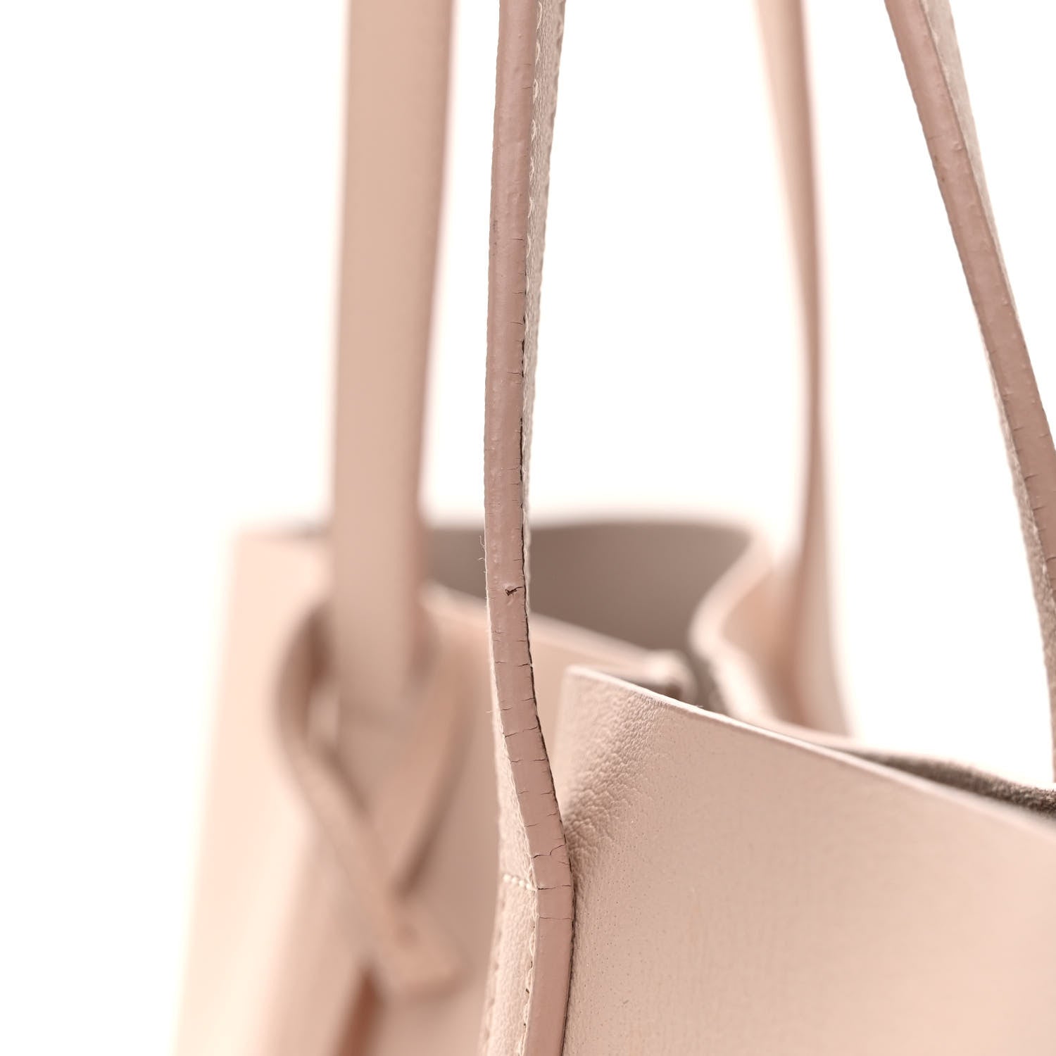 Saint Laurent Calfskin Large Shopping Tote Pale Blush 10 of 11