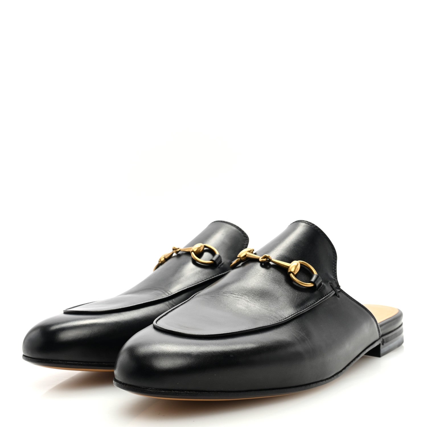 Gucci Calfskin Womens Princetown Slippers 41 Black 3 of 9