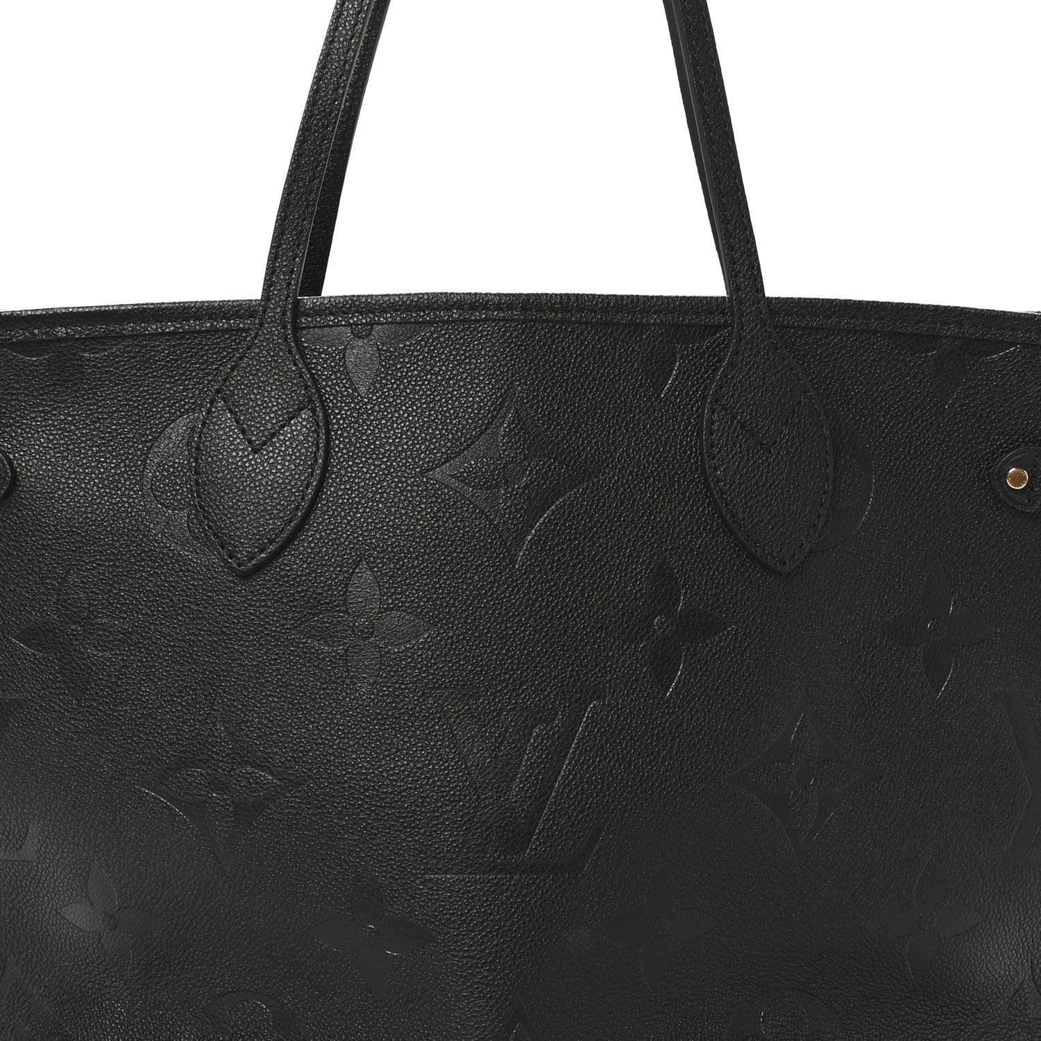 Louis Vuitton Empreinte Monogram Giant Neverfull MM Black 8 of 10
